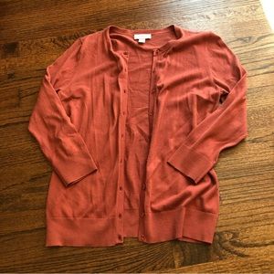 Loft Cardigan - Salmon Pink - Medium